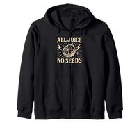All Juice No Seeds - Vasectomia da uomo divertente Felpa con Cappuccio