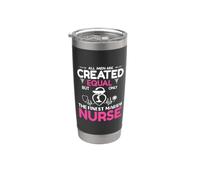 All Men Are Created Equal But Only The Finest Marry Nurse Bicchiere termico in acciaio inox doppia parete