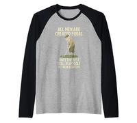 all Men Are Created Equal Only The Best Still Play Golf Maglia con Maniche Raglan