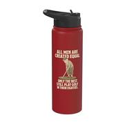 All Men Are Created Equal Only The Best Still Play Golf Stainless Steel Insulated Water Bottle