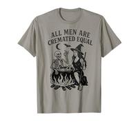 all Men Are Cremated Equal, Maglietta Grafica con calderone Strega Maglietta