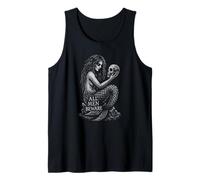 All Men Beware Dark Gothic Mermaid With A Skull Canotta