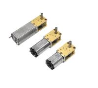 All Metal Gearbox electronic starter Slow Speed Large Torque Worm Gear electronic starter DIY Robot Model N30_(A)4-16RPM_3V-12V HZZGMANCAJ
