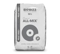 All Mix Peat Free 50L - Substrato organico biologico prefertilizzato, 100% privo di torba, con cocco, perlite e corteccia compostata. Terriccio sostenibile per piante indoor e outdoor