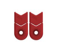 All mountain style crank defender crank protector red