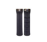 All Mountain Style | Manopole Leggere AMS Berm Grips per MTB, Compatibili con All Mountain, Enduro e Downhill, Presa Sicura e Duratura, 135mm Lunghezza - Solo 100g | Nero