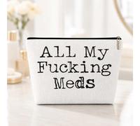 All My Things - Trousse per trucchi e medicine, con cerniera, da viaggio, per Natale, compleanno, per donne, amiche, accessori da viaggio -1