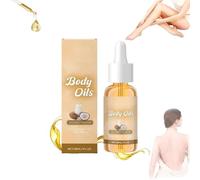 All New Body Drops - Pick Your Favorite Scent, idratante, Peach/Cocoa/Vanilla/Pumpkin/Coconut 5 Scents Body Oil, Natural Ingredients, Nourish and Moisturize Skin (Coconut, 30ml)