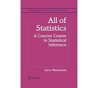 Larry Wasserman All of Statistics (Tascabile) Springer Texts in Statistics