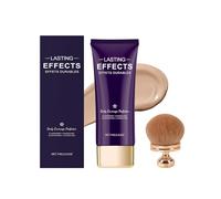 All-Over Carnagione perfezionatore con pennello per il trucco del corpo extra grande, copertura del corpo, copertura del tatuaggio, impermeabile, copertura per gambe e corpo (naturale)