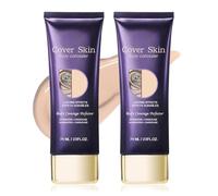 All over Complexion Perfector, Body Coverage Perfector, Body Foundation, Tattoo Cover Waterproof, Improves Uneven Skin Tone (2 pezzi, 74 ml)