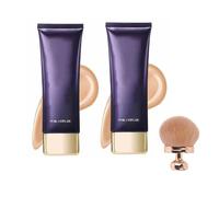 All Over Complexion Perfector For Women, Body Coverage Perfector, Long-Lasting Sweat Waterproof Leg & Body Makeup, With Extra Large Make-Up Brush (2 pcs)