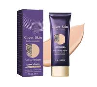 All Over Complexion Perfector - Long Lasting Body Coverage Perfector, Tattoo Cover Up Makeup Waterproof, Cream Body M-akeup, Body M-akeup Brush, Transfer-Resistant Body Makeup (1Pcs, 74ml)