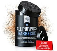 All Purpose Barbecue Dry Rub BBQ Universale Artigianale per Carne Brisket Bistecca Fajita Tacos Spezie Piccanti senza MSG Basso Zucchero 175g