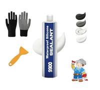 All-Purpose Super-Bonding Structural Sealant, 9900 Sealant Waterproof, Waterproof Adhesive 9900, Multi-Surfaces Adhesive for Roof Bathroom Tile (White)