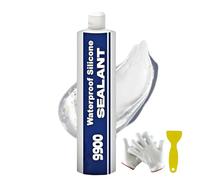 All-Purpose Super-Bonding Structural Sealant 9900, Waterproof Adhesive, Strong Sealing Compound, Multi-Surfaces Adhesive for Roof Bathroom Tile (Clear)