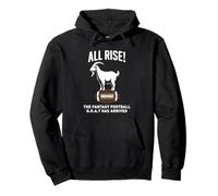 all Rise The Fantasy Football Goat è Arrivato per i Tifosi di Calcio Felpa con Cappuccio