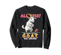 all Rise The Fantasy Football Goat Has Arrived Men Women Felpa