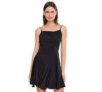 all Saints Abito da Donna Claire Mini Abito Casual, Nero, 44