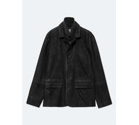 All Saints Blazer scamosciato grigio doppio strato AllSaints Survey xlarge Nero