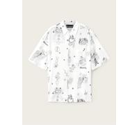 All Saints Camicia a maniche corte AllSaints Terra xxlarge crema