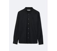 All Saints Camicia nera a maniche lunghe con bottoni AllSaints Hawthorne large Nero