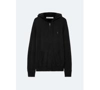 All Saints Felpa con cappuccio e zip Allsaints Mode in lana small Nero