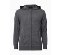 All Saints Felpa con cappuccio e zip Allsaints Mode in lana xsmall Grigio
