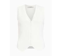 All Saints Gilet a coste in maglia AllSaints Cruz medium Bianco
