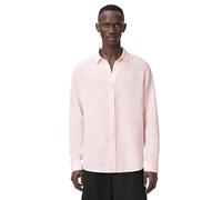 all Saints Loom LS Camicia Casual da Uomo, Rosa Conchiglia, M