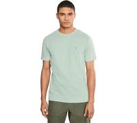 all Saints Maglia da Uomo Brace SS Crew Plain, Verde Celadon, L