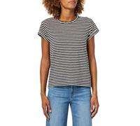 all Saints Maglietta da Donna Anna Stripe (Confezione da 1), Gesso/Inchiostro, L
