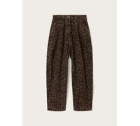 AllSaints - Becca Barrel Leg Denim Pants - - Jeans - Donna - Marrone - S