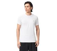 all Saints Tonic SS Crew 3 PK Maglia da Uomo, Tinta Unita, Grigio/Bianco/Verde, L