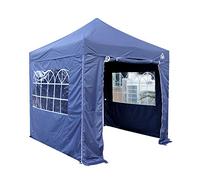 All Seasons Gazebos: Gazebo pop-up 2.5x2.5m completamente impermeabile con 4 pareti laterali Premium - Blu Navy