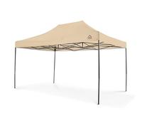 All Seasons Gazebos: Gazebo pop-up 3x4.5m completamente impermeabil - Beige