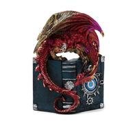 All Seeing Book Drago Di Fuoco - Incubo Incantato - H-19cm - Nuovo Con Scatola