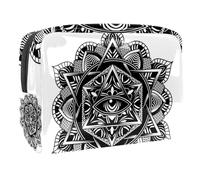 All Seeing Eye Art - Trousse da donna, Astuccio, Astucci, per articoli da toeletta da viaggio, grande, in PVC, con cerniera, Multi, 18.5x7.5x13cm/7.3x3x5.1in, Beauty case