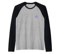 all Seeing Eye Bandiera USA - New World Order Left Chest Maglia con Maniche Raglan