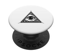 All Seeing Eye - Soggiorno strano ciclope ragazza gotica, malocchio PopSockets PopGrip Adesivo