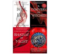 All Souls Trilogy Deborah Harkness Collection 4 Book Set (A Discovery of Witches, Shadow of Night, The Book of Life, Times Convert)
