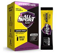 All Sport ELITE - Electrolyte Hydration Performance - Lemon Twist - Singles To Go Powder Packets (10 bastoncini)
