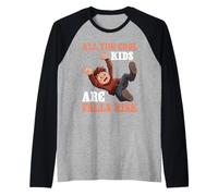 All The Cool Kids Are Falls Risk Persone goffe - Maglia con Maniche Raglan