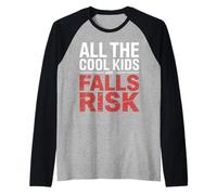 all The Cool Kids Are Falls Risk Persone goffe |- Maglia con Maniche Raglan