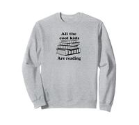 all The Cool Kids Are Reading - Divertente Design per Amanti dei Libri Felpa