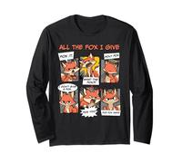 all The Fox I Give Sarcastico Divertente Red Fox Zero Fox Given Maglia a Manica