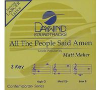 All The People Said Amen [Accompaniment/Performance Track] (Daywind Soundtracks Contemporary)