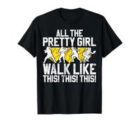 All The Pretty Girl Walk Like This This Softball Player Maglietta