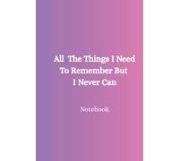 All The Things I Need To Remember But I Never Can