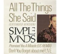 ALL THE THINGS SHE SAID 12" SINGLE UK VIRGIN 1986